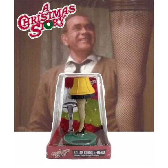 A Christmas Story Sexy Leg Lamp Solar BobbleHead Licensed Desktop Toy Figurine - Picture 1 of 6